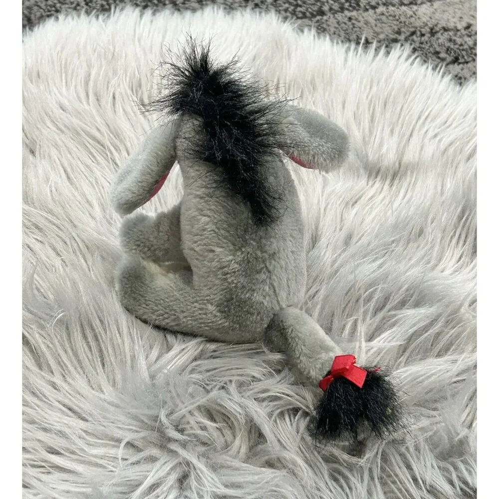 Vintage 1989 Eeyore Stuffed Animal Plush Christmas‎ Promo Sears Rare Find 5 1/2
